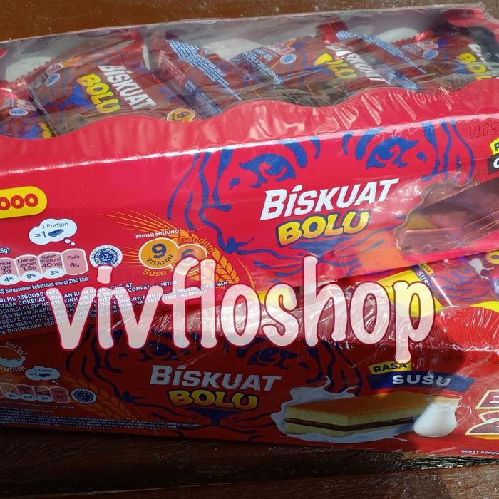 

FyZ Grosir & Eceran Biskuat Bolu (Coklat/Pandan) Box 12 x 16 gram