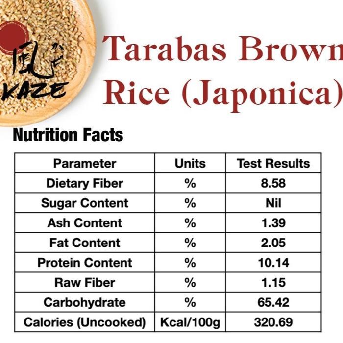 

Glx [2 kg] KAZE BROWN RICE BERAS JEPANG NIL SUGAR RENDAH KARBOHIDRAT