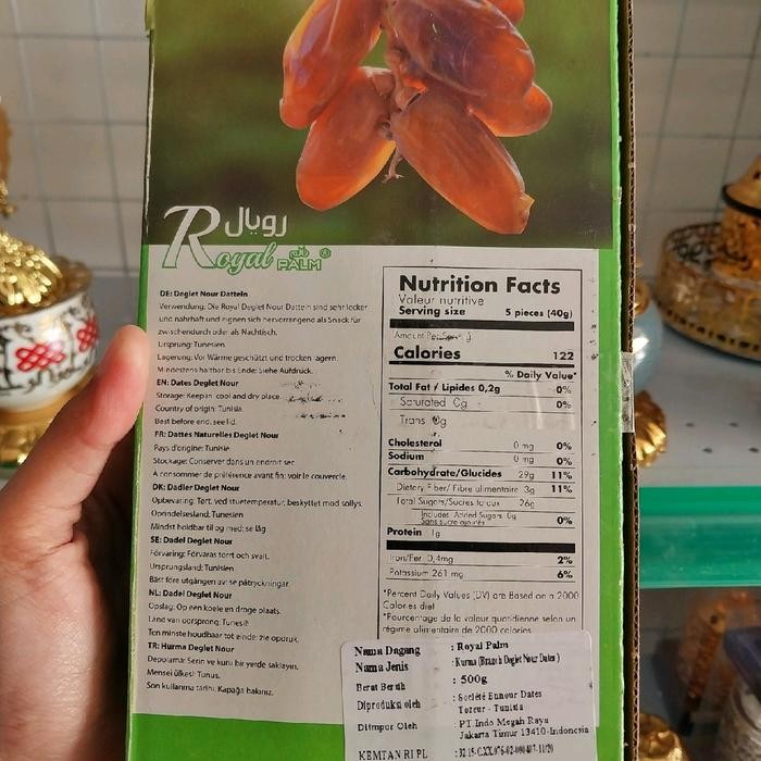 

Glx Kurma Royal Palm Dates Tunisia Tangkai Food