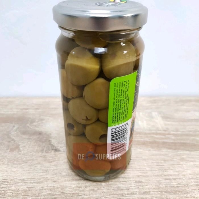 

Gdh La Rambla Buah Zaitun Olive Hijau - Mzanilla Green Pitted Olives 235g
