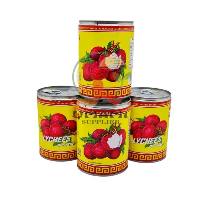 

Gdh Lychee in Syrup / Buah Leci Kaleng 567gr merk IKPS