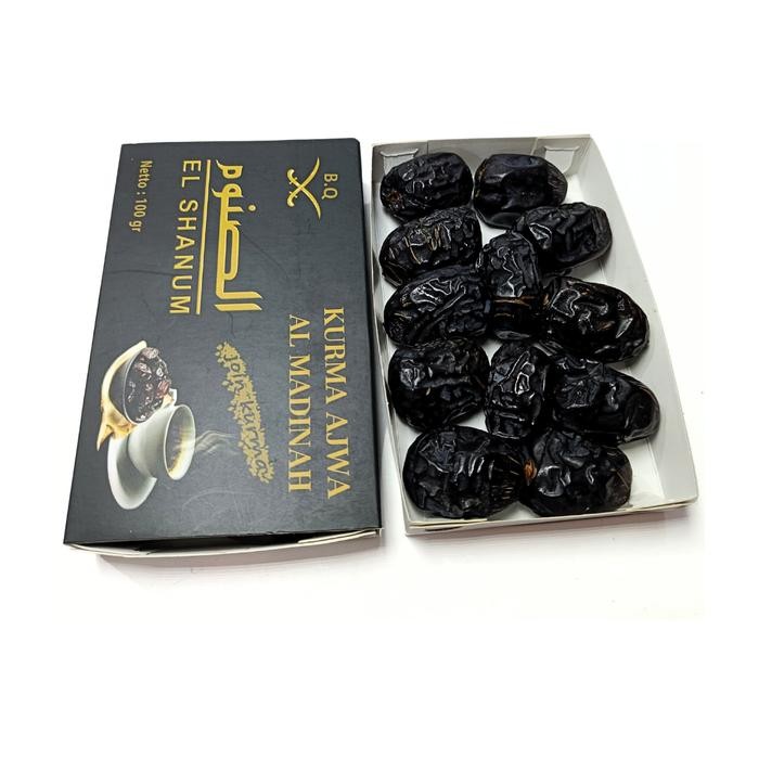 

Gdh Kurma Ajwa Madinah 100gr BQ Best premium Quality - Kurma indonesia kurma