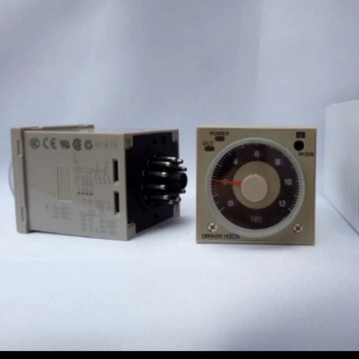 Timer H3CR-A 220V Omron Kaki 11 masih ready