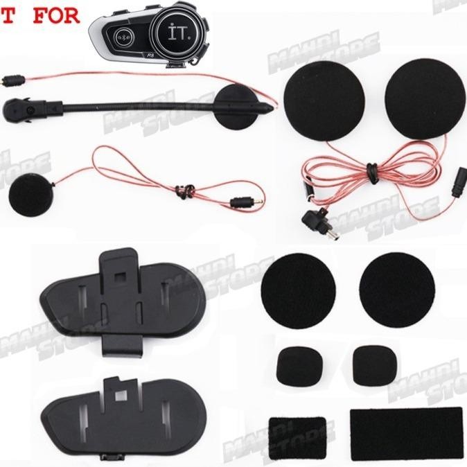 Terbaru Speaker Set Soft Mic Hard Mic Full Face Fullface Service Kit Intercom It R8 Not E1 Ejeas Qta
