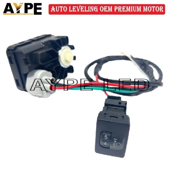 Alat Electrik Auto Leveling Plus Saklar Angka Free Pivot Anti Macet Leveling Oem Headlamp Motor