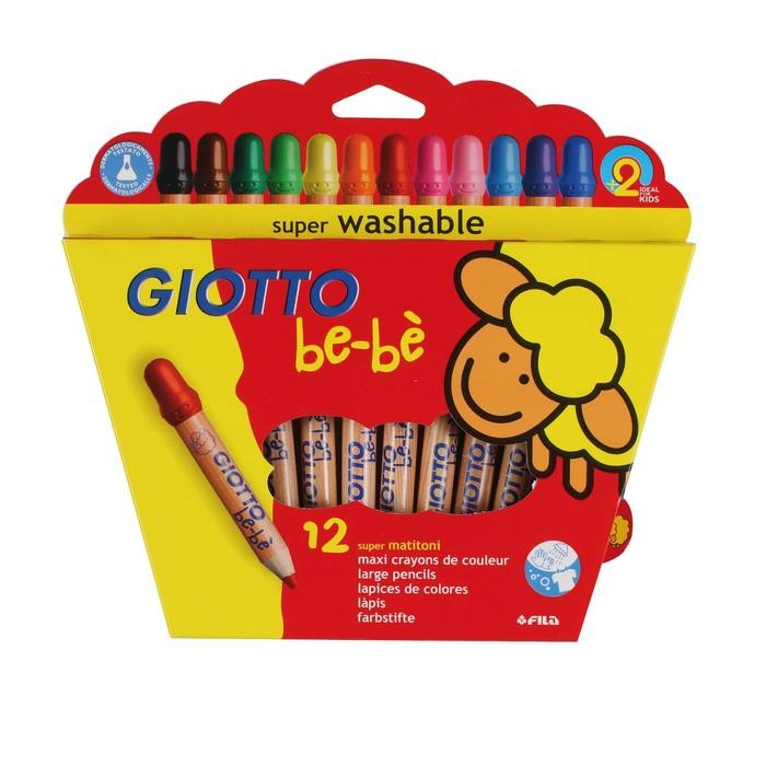 

Giotto Bebe Super Large Pencil 12 Cols Gratisongkir