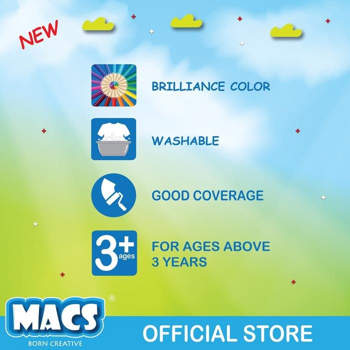 

Macs Gel Crayon 48 Warna Colors Stationery Gratisongkir