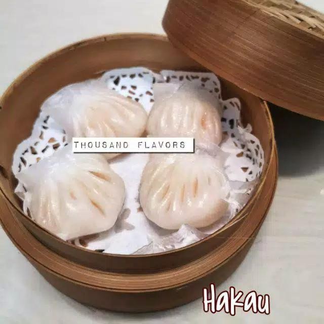 

Ger HAKAU DIMSUM FROZEN HAKAO HAR GAW HALAL ISI 10PCS Food