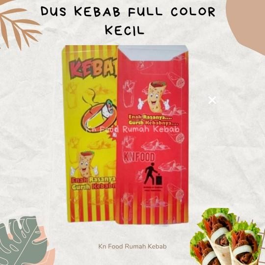 

Ger Dus Kebab Color Full Kecil 50 Pcs - Packaging Kemasan Kebab Kecil