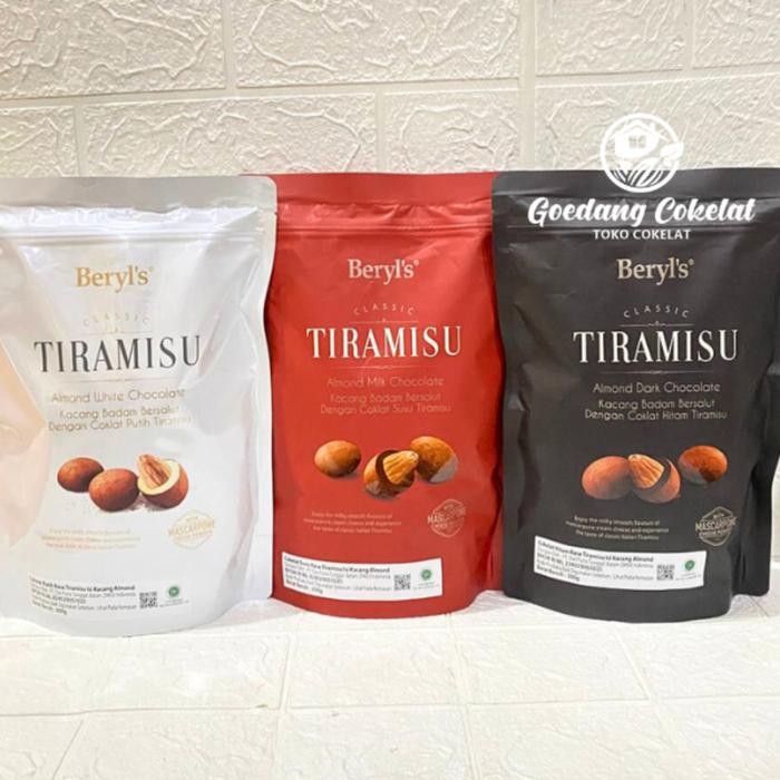

Ger Beryl's Classic Tiramisu Almond Green Tea Milk White Dark Chocolate 300g Beryls Coklat Malaysia