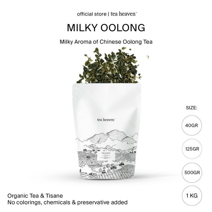 

Milk Oolong Tea / Teh Milky Oolong Cina Premium 125 gr