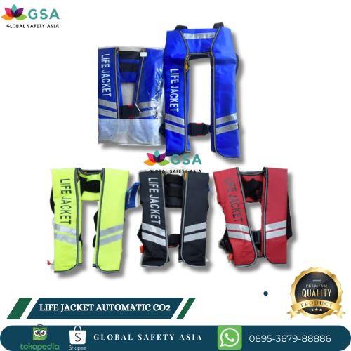 Automatic Life Jacket Co2, Jaket Pelampung Oksigen Pesawat, Life Vest