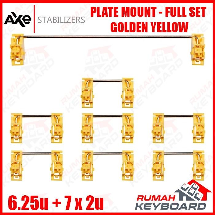 STABILIZER - AXE STABILIZERS - PLATE MOUNT - GOLDEN YELLOW - FULL