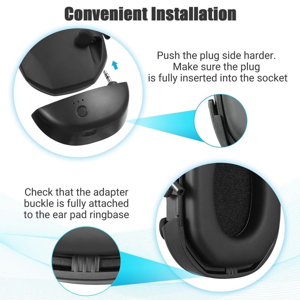 Promotion WK Bluetooth Adapter Design for Walker's series Shooting Earmuffs Convert Wire Headphone
