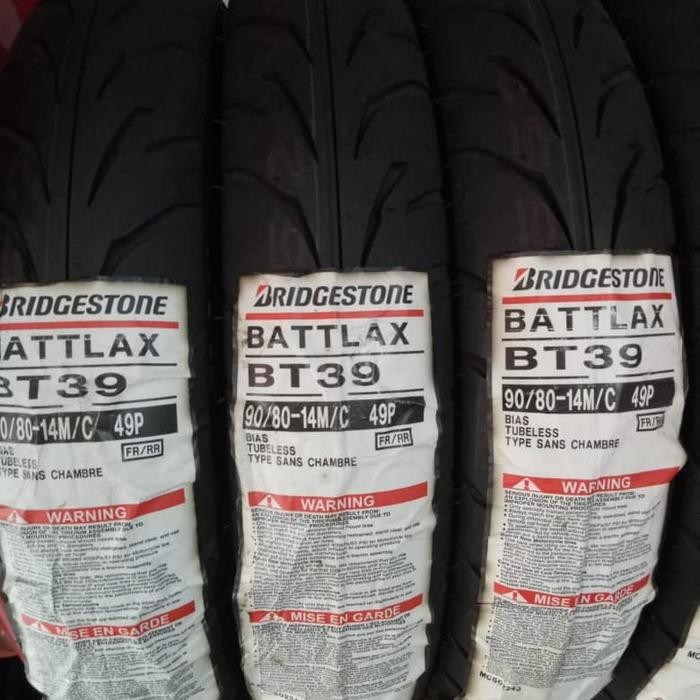 Ban Luar Battlax Bt 39 Ukuran 90-80 Ring 14 Battlax Tubeless Diskon