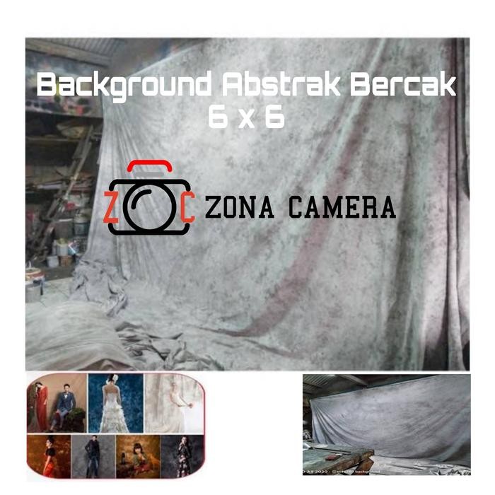 Background Abstrak Bercak 6 x 6 Meter Warna Warni Kain Backdrop Layar