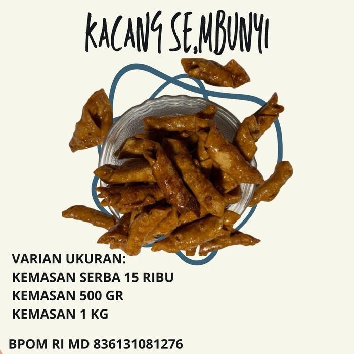 

1 KG KEMASAN KACANG UMPET / KACANG SEMBUNYI RASA MANIS DAN RENYAH Cemilan Makanan Food