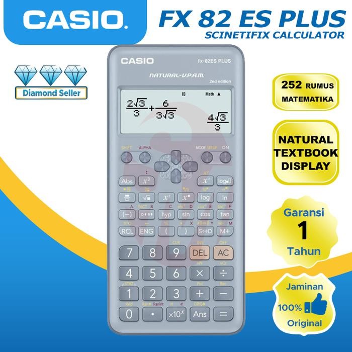 

Kalkulator Casio Fx 82Esplus Scientifik Calculator Black