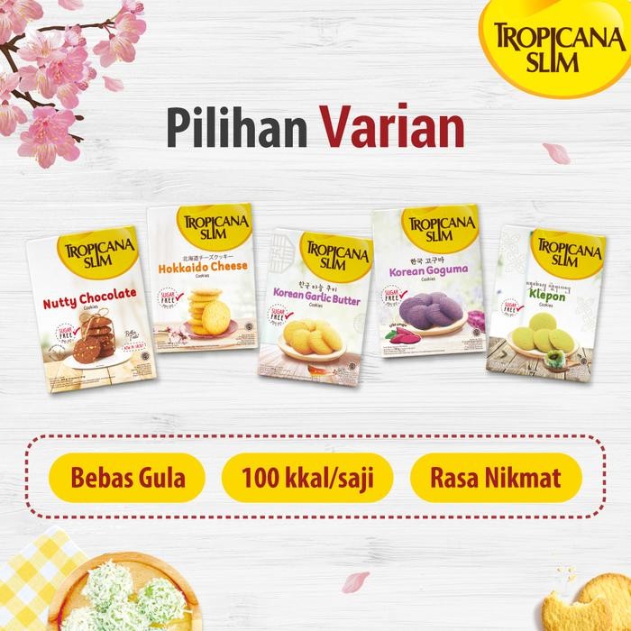 

Tropicana Slim Hokkaido Cheese Cookies + Nutty Chocolate Cookies