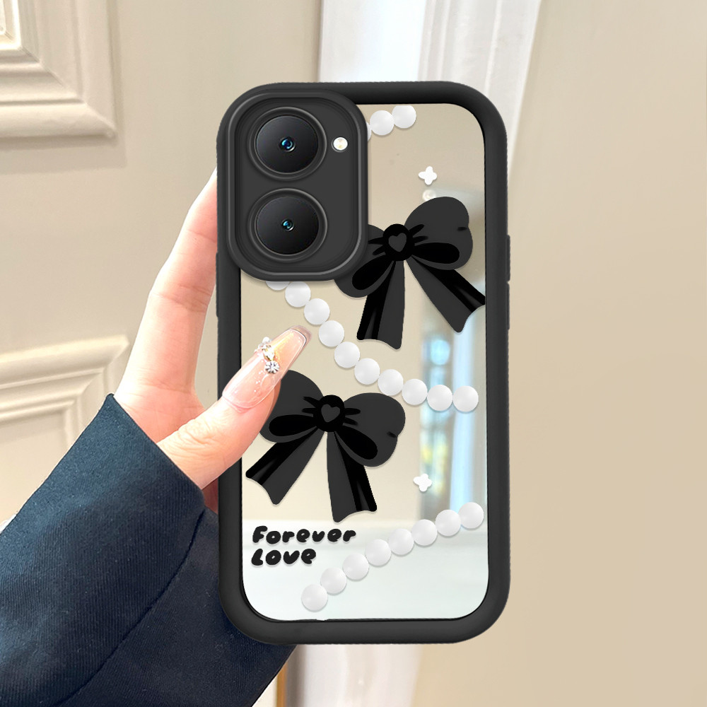 Casing Hp Untuk VIVO Y03 Y18 Y18E Phone Case Terbaru Mirror Cassing Sofcase Ponsel Cesing Cermin Kes