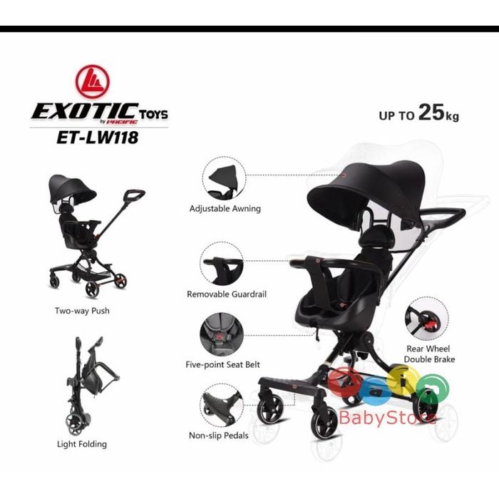 Magic Stroller Exotic LW 118 Kereta Dorong Stroler Bisa Bolak Balik