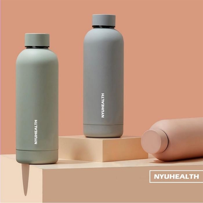 Botol Minum Nyuhealth Vacuum Flask Stainless Steel Termos 500ml Warna Ash Grey