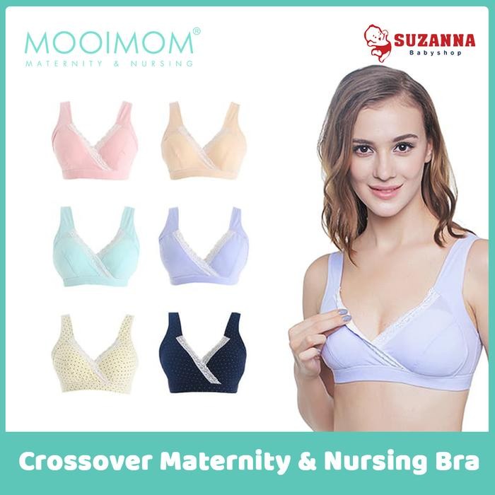 Mooimom Crossover Maternity & Nursing Bra / Bra Hamil Menyusui