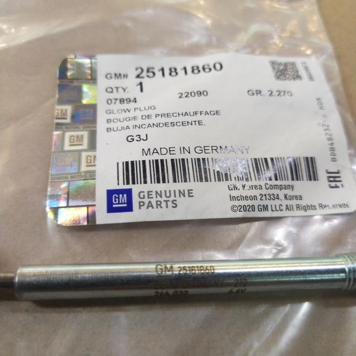 glow plug busi pemanas captiva FL GM Best Quality