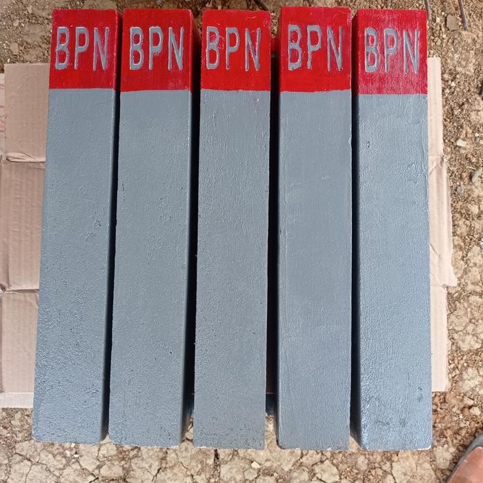 patok tanah bpn beton semen *