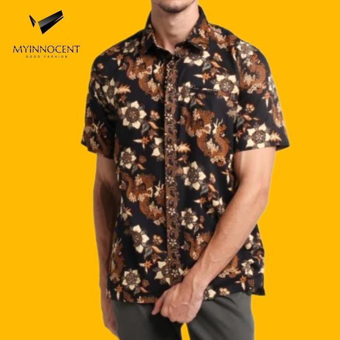 SEMATA WAYANG Batik Lengan Pendek Pria - AB *