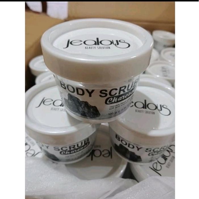 Body Scrub Charcoal by JEALOUS BEAUTY SOLUTION
