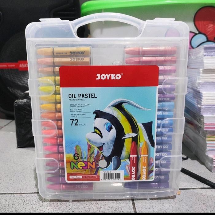 

Krayon Joyko 72 Warna Plus 6 Neon Color Murah Oil Pastel