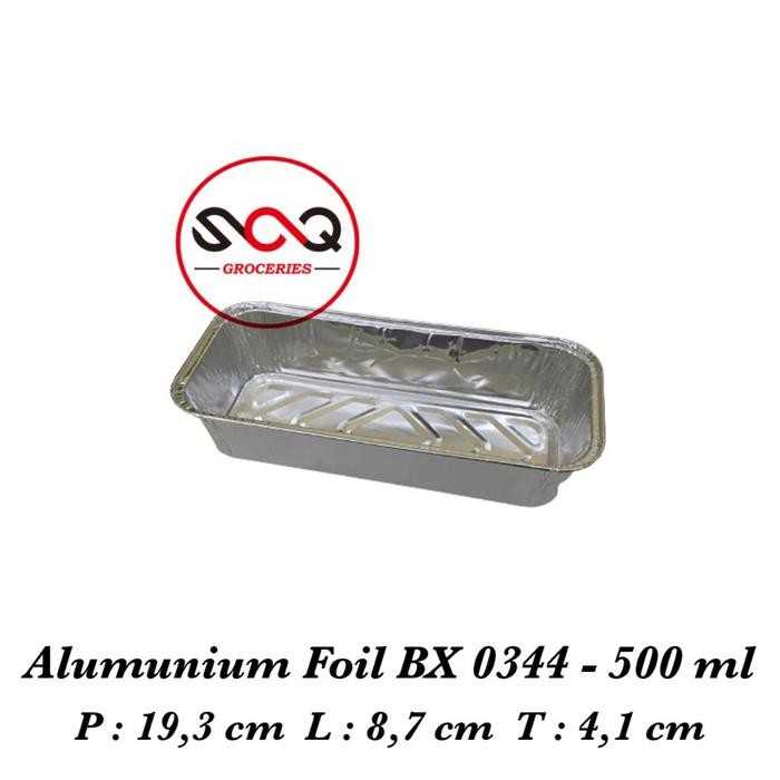 Alumunium Foil Cup BX 0344 - 500ml Aluminium foil
