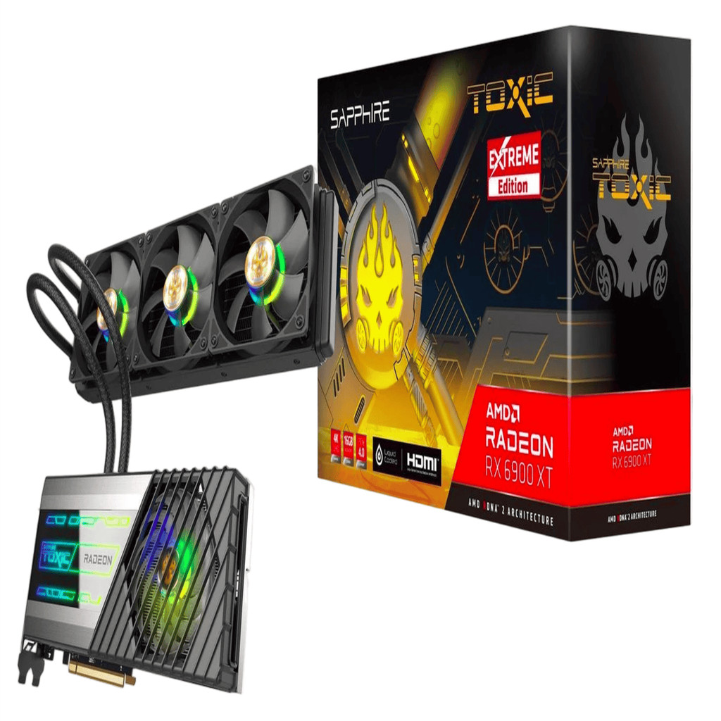 offer - amount + Sapphire's **TOXIC AMD - discount + Radeon RX (6900 XT - features 16GB-GDDR6 / HDMI