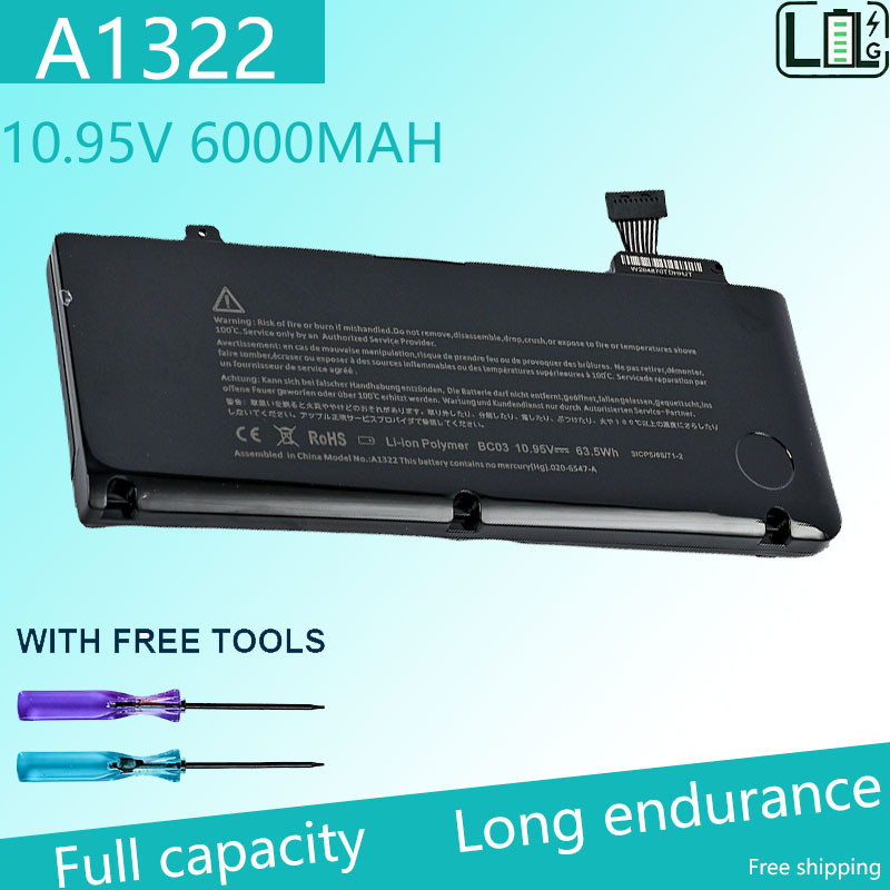 NEW A1322 Laptop Battery For APPLE MacBook Pro 13" A1278 (2009-2012 YEAR )  MB990 MB991 MC700 MC374 