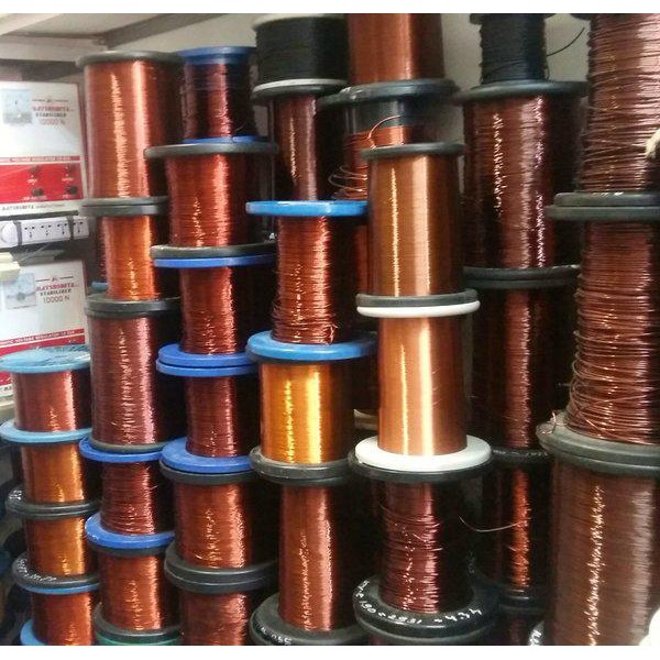 Kawat Tembaga Email 4.5Mm Kiloan, Copper Wire Gulung Dinamo Kg 4,5Mm