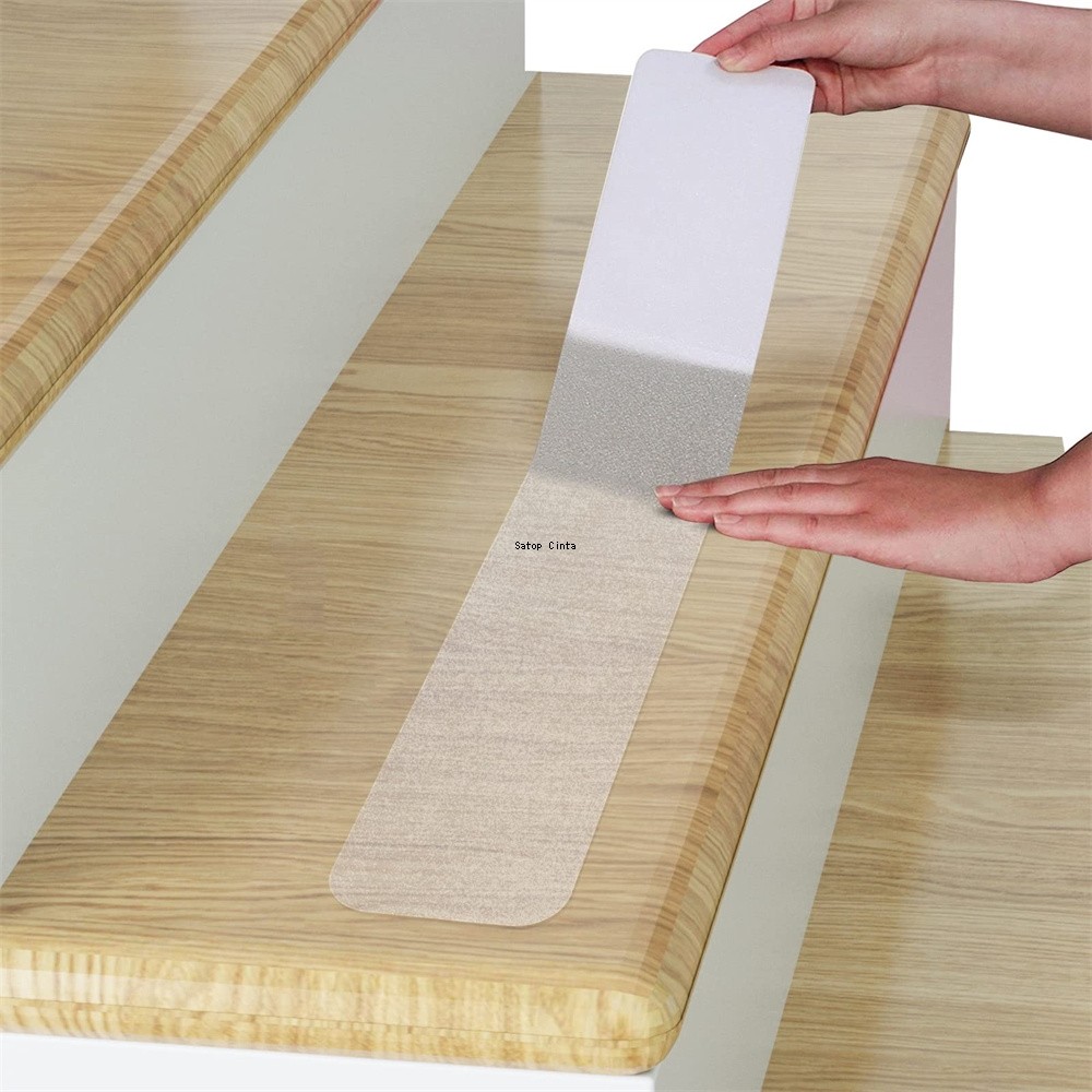 

10cm*5m White Anti Slip Tapes Non-Skid Strips Waterproof Self-Adhesive Strips No Slip Stickers For