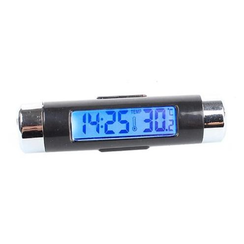 Termometer Jam Digital Tempel Pengukur Suhu Temperatur Kabin Mobil