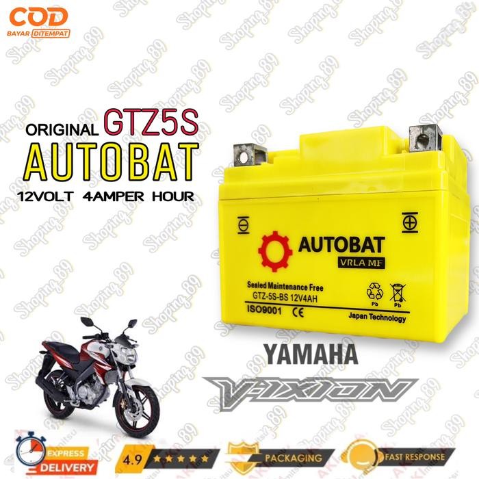 Aki Motor Vixion Nvl