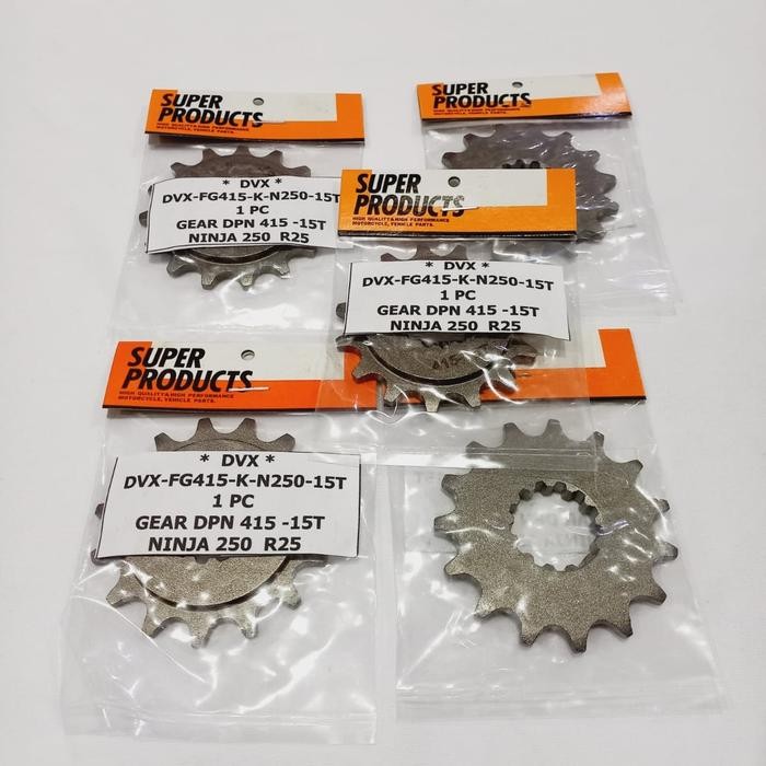 Gear Gir Depan Dvx 415-15T Ninja250 R25 Cbr250