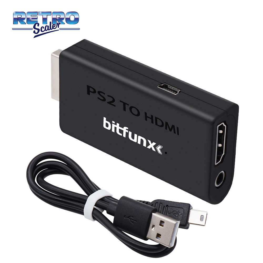 Bitfunx Video And Audio (YPbPr) PS2 To HDM-compatible Converter