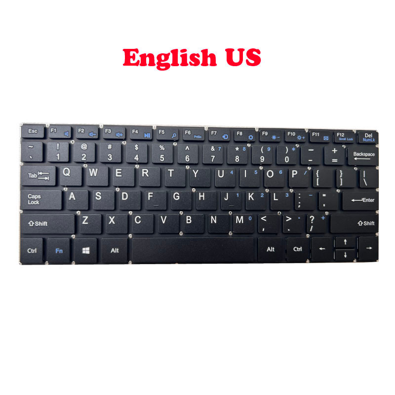 Laptop Keyboard For Teclast F5 F5R For Jumper For EZBook X1 English US Black No Frame New