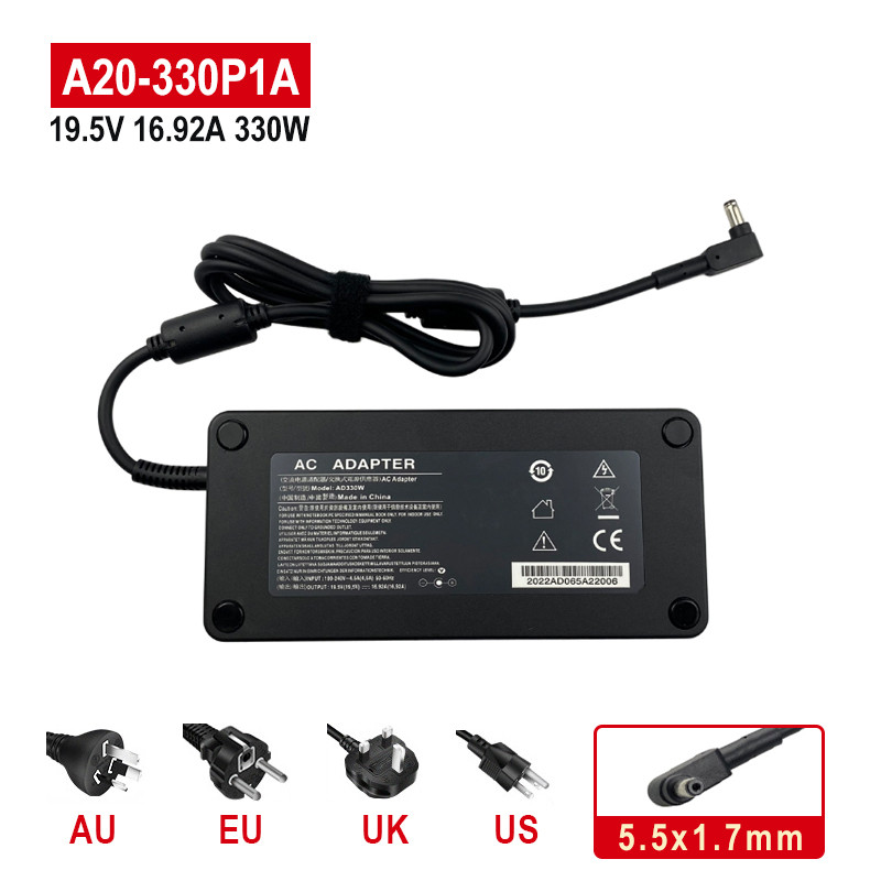19.5V 16.92A 330W A20-330P1A Power Adapter For Acer Predator Helios 300 PH317-55 RTX 3070 PH517-52-9