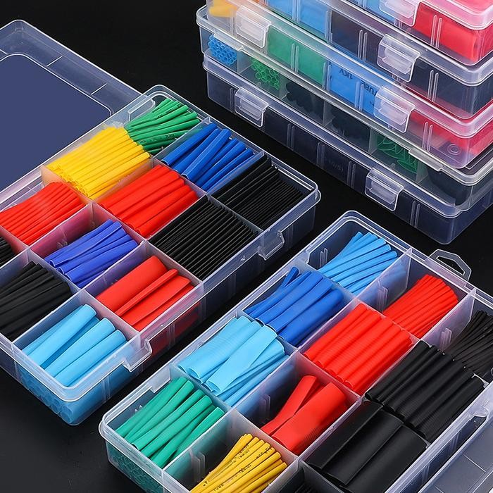 BISA 6362 Isolator Bakar Warna Warni / Kabel Isolator Bakar Warna Warni / Heat Shrink + Kotak *