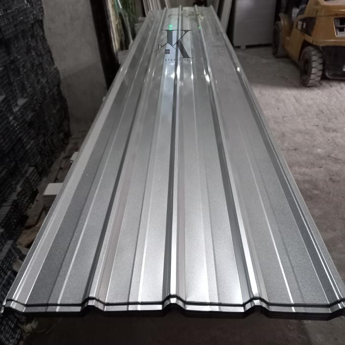 Atap Spandek 0,35 mm x 6m / Spandeck / Atap Galvalum / Seng Atap *