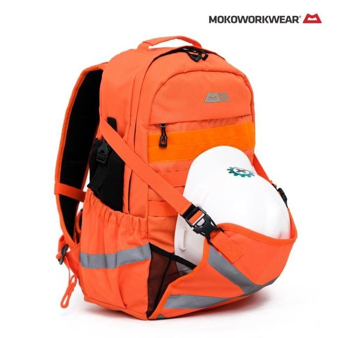 MokoWorkwear - Ransel Tambang Pria / Tas Proyek Safety / Tas Kerja K3 Proyek Pertambangan / Safety