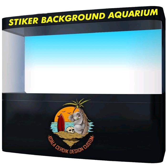 BACKGROUND GRADASI UNTUK AQUARIUM