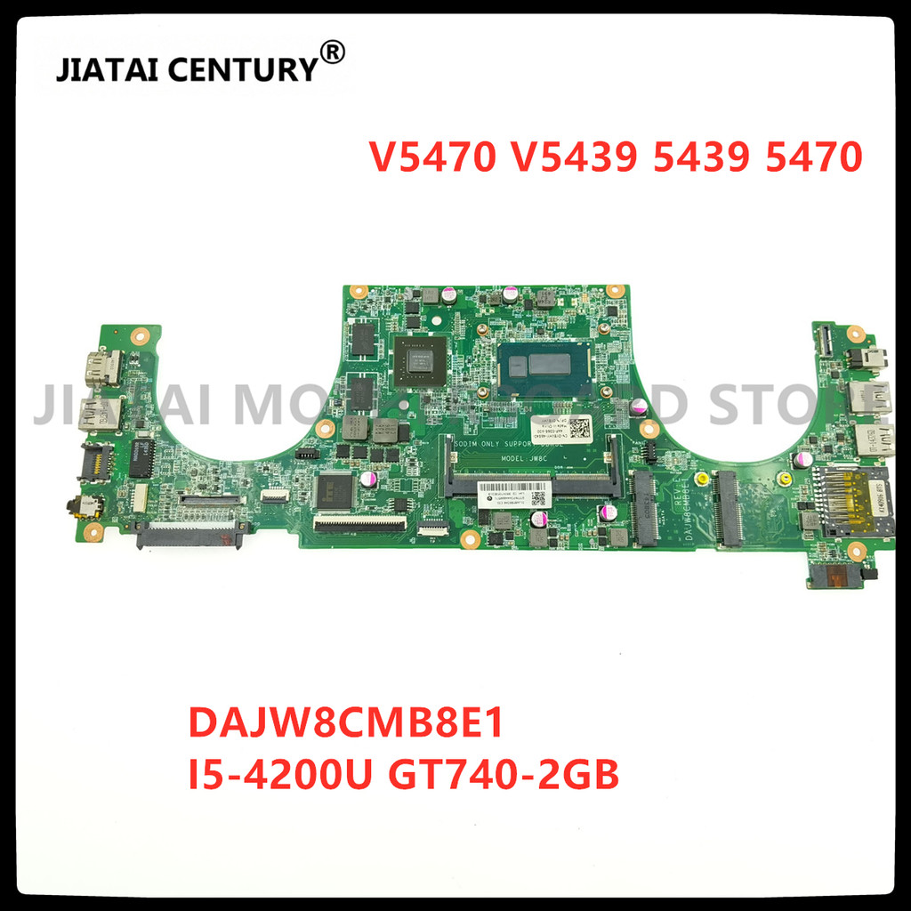 For DELL Vostro 14 5470 5439 P41G Laptop Motherboard  5470 Motherboard DAJW8CMB8E1 REV:E I5-4200U GT