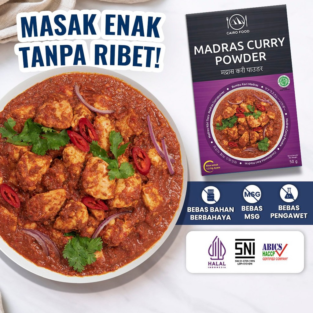 

Bumbu Kari Madras Sehat - Cairo Food