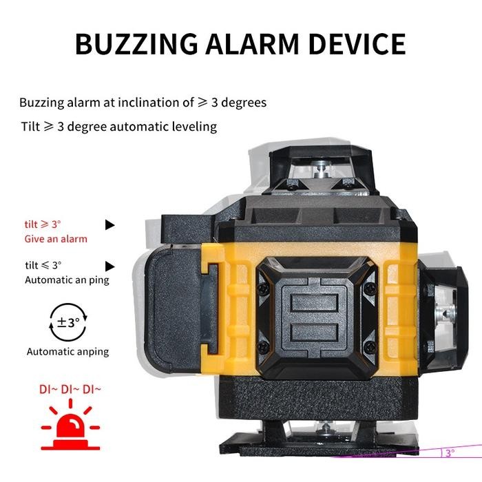 

Keelat-Kll0001 Laser Level 4D 16Lines/12Lines Adjustable 360 Rotary Cross Auto Measuring Self
